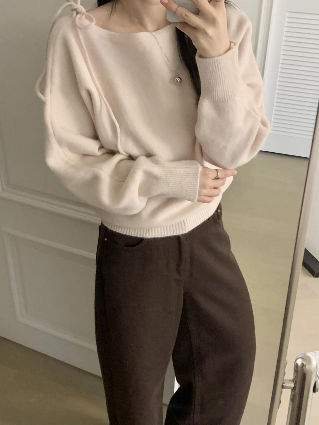 시즌플레이트 [New arrival/무료배송] 울니트 Peach blossom knit