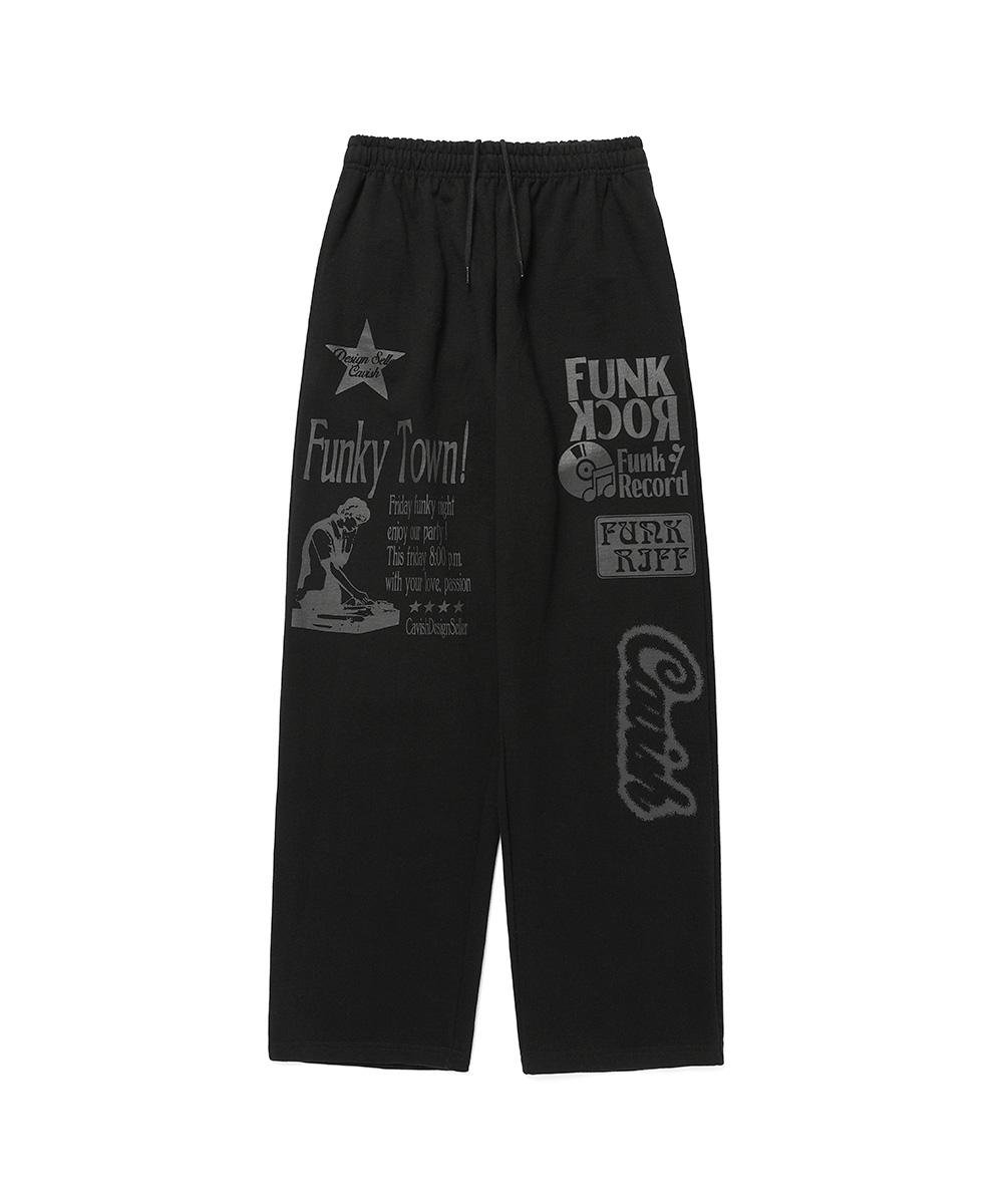 PICTORIAL SWEATPANTS[BLACK]