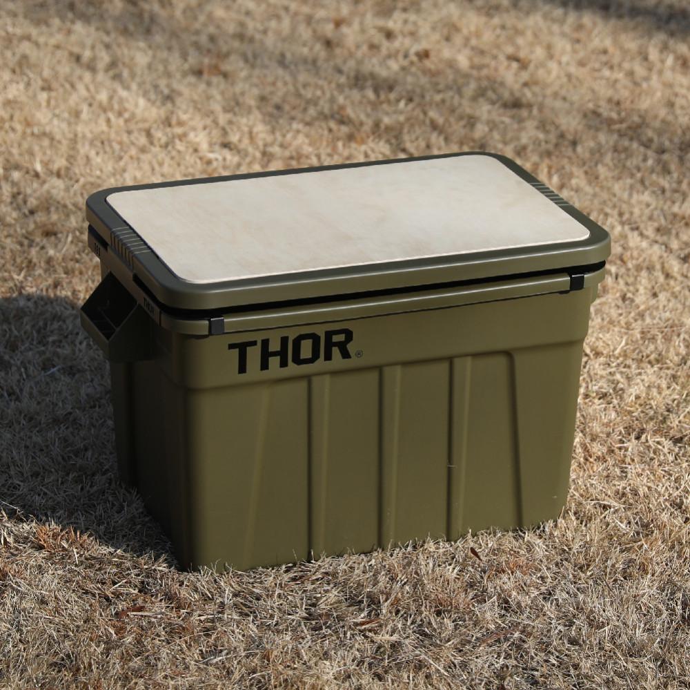 카니멀라이프 토르박스 모던 상판 테이블 커버 53L 75L 전용 우드 캠핑테이블 토요요