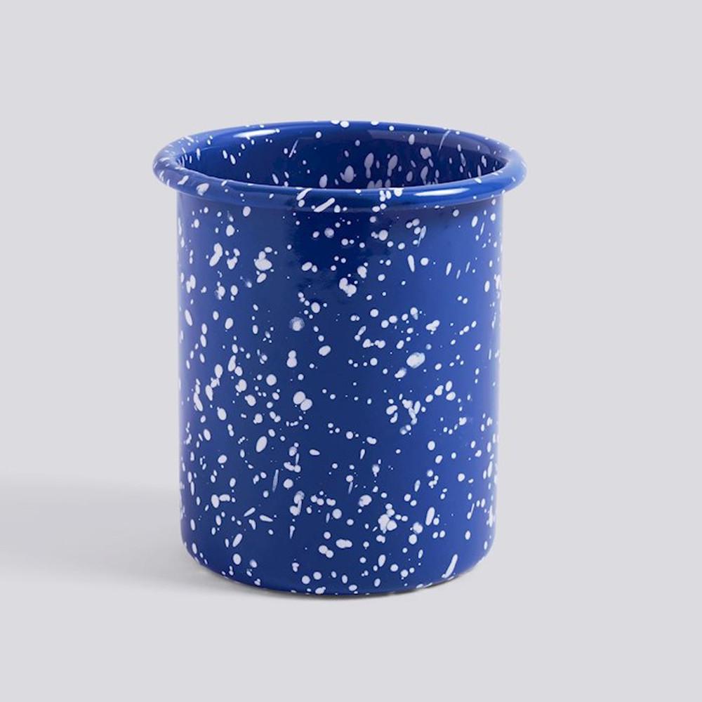 [HAY] ENAMEL / UTENSIL HOLDER SPECKLE. BLUE