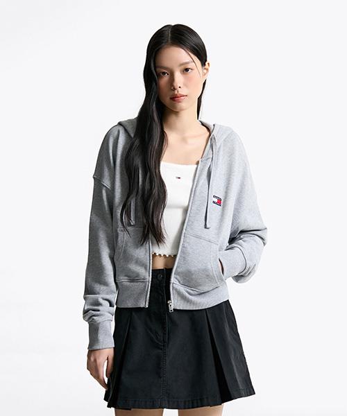 박시 크롭 후드 집업 (T32F6TJC01TWT2Q13)
