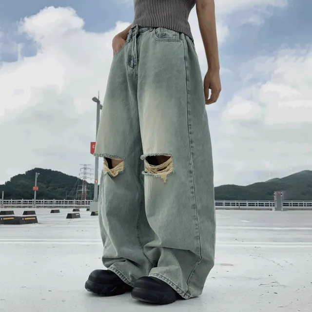 [숏/롱]케라 와이드 데님팬츠