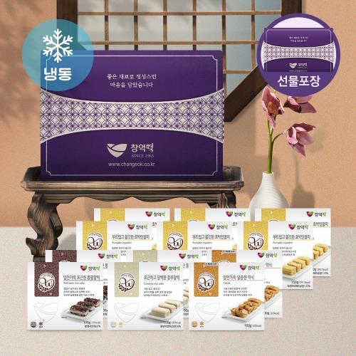 창억떡 호박인절미 외 4종 선물세트 + 부직포 가방 포장
