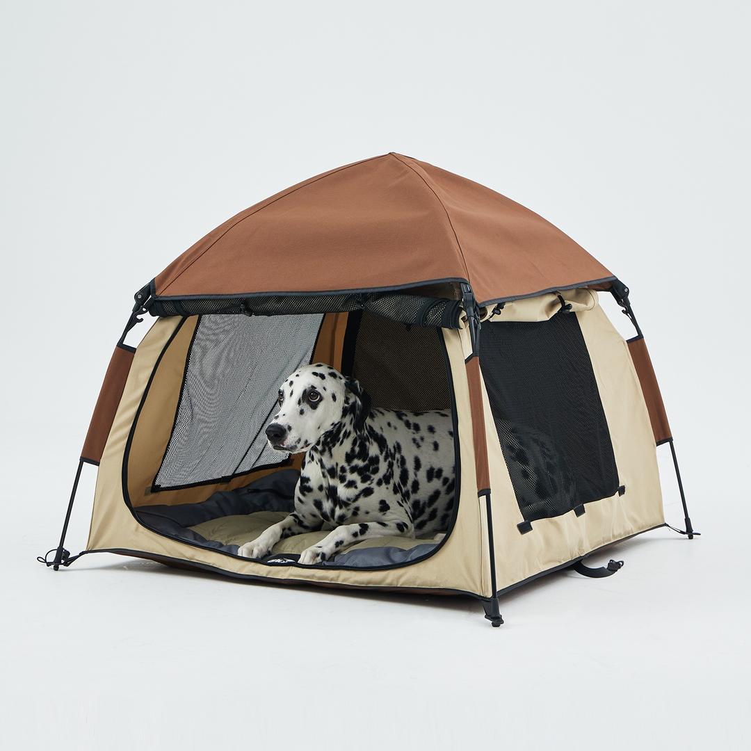 블랙도기 원터치폴딩 강아지전용 캠핑 텐트