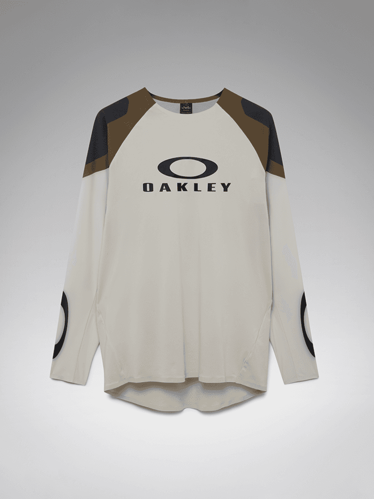 SEEKER EDGE LS JERSEY MIST/ARMY GREEN