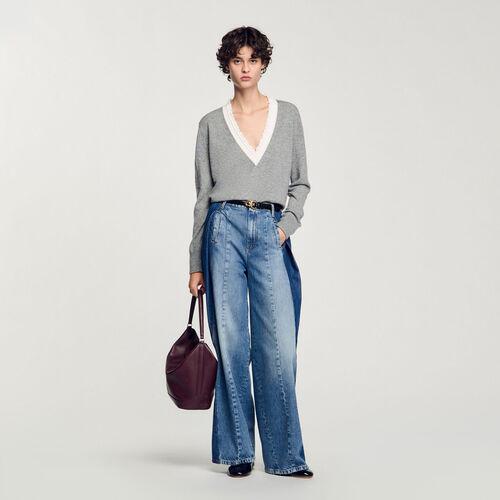 Pull à col V | Sandro FR