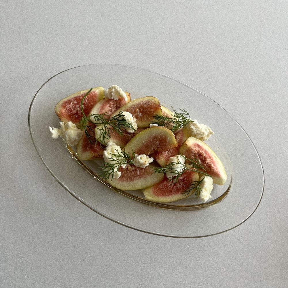 오베르 오벌 플레이트 유리 타원형 오발