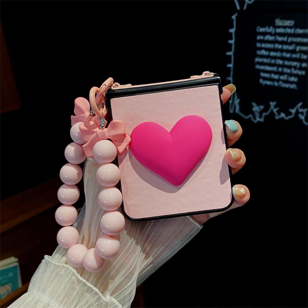 러브러브 z플립4 케이스 힌지보호 크로스백 제트플립4