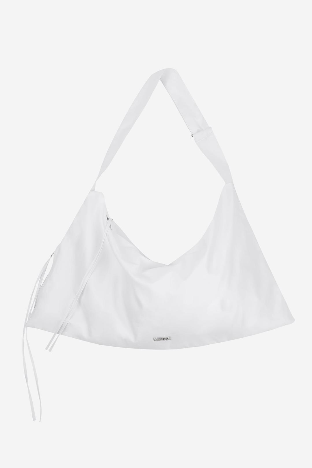 [EXCLUSIVE] SHOULDER STRING BIG BAG / WHITE