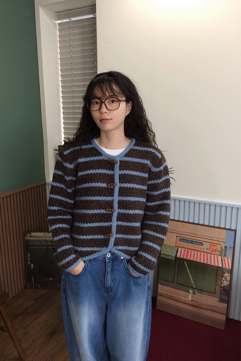 피피 단가라 울 가디건