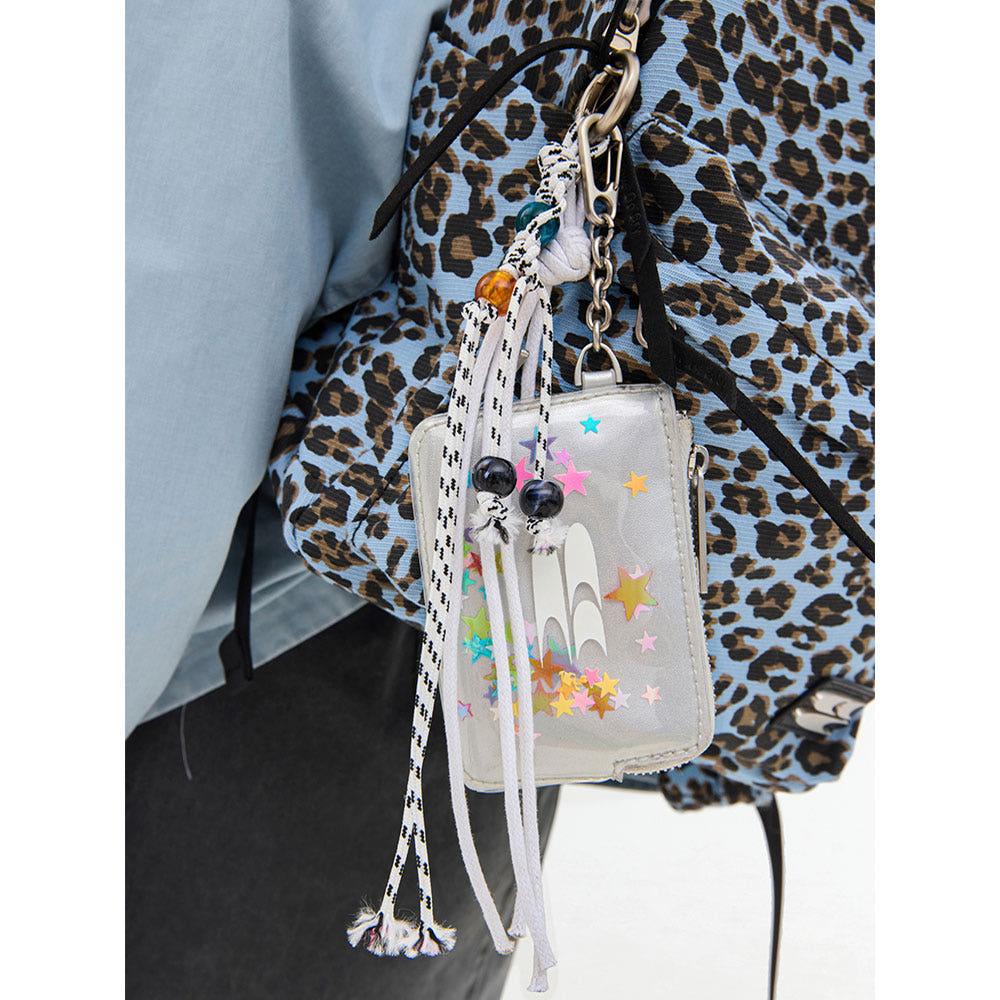 CryingCenter 별모양 반짝이 동전 카드지갑 키링 백 참 가방꾸미기