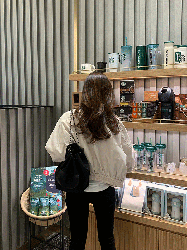 클렌트 스프링 카라점퍼 / 2color