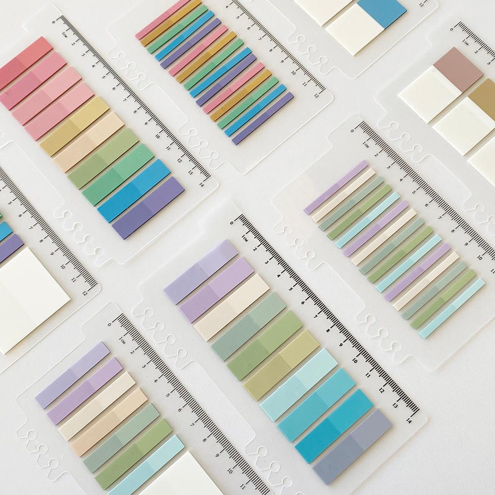 책갈피 인덱스 플래그 세트 파스텔 북마크 독서 파일정리 6타공 다이어리