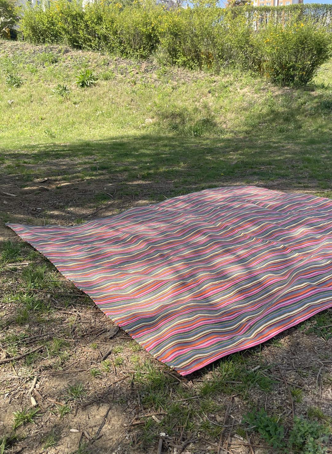 multi picnic mat / pink