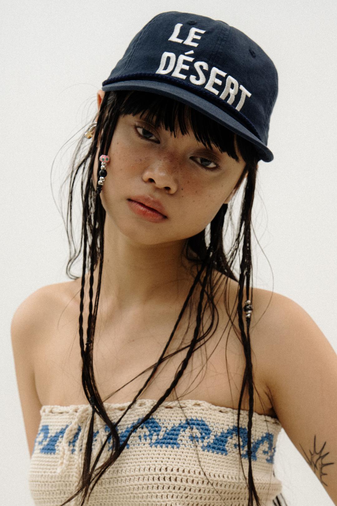 LE DESERT BALL CAP_NAVY