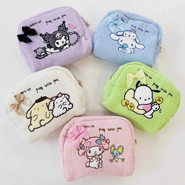 [한정수량/1+1할인] 귀요미 캐릭터 골덴 파우치 5color