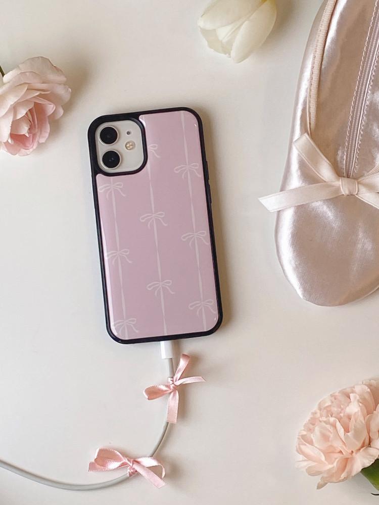 발레 코어 리본 에폭시 케이스 아이폰 갤럭시