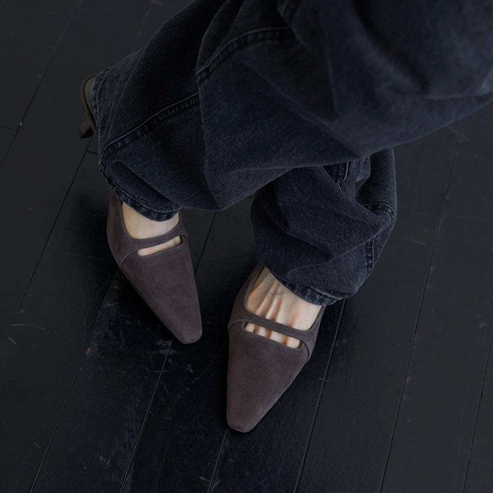 [단독] CARA sling-back pumps_espresso