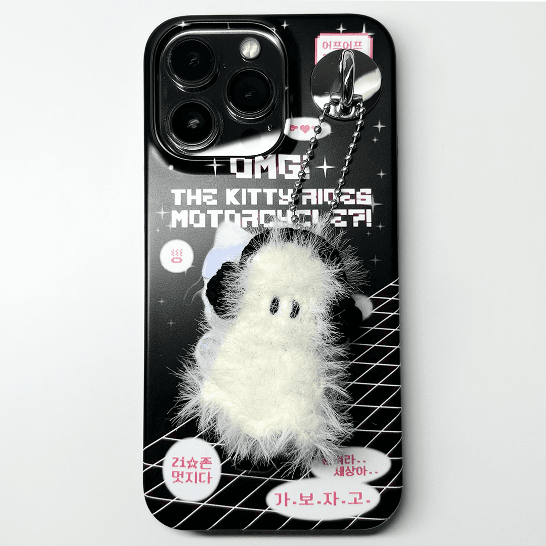 헤드셋유령키링s (털복숭이ver)