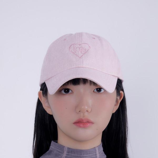 HEART SYMBOL BALL CAP [PINK]