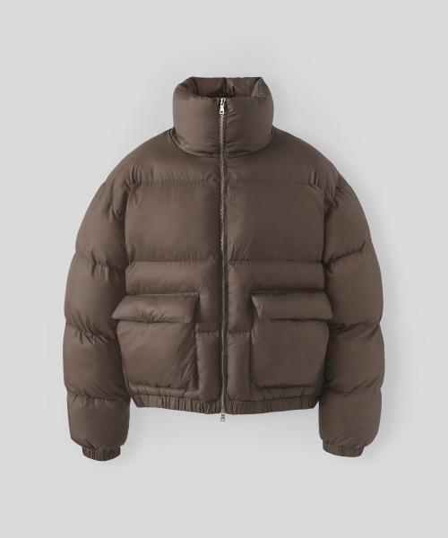 윈드셀 하이넥 푸퍼 패딩_Dunkel Brown