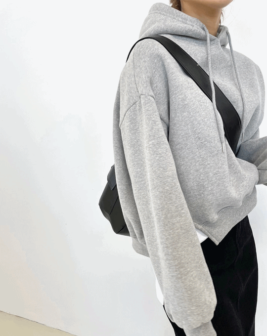 🎉당일출고🎉 베이브 트임 크롭 후드티 - 3 color