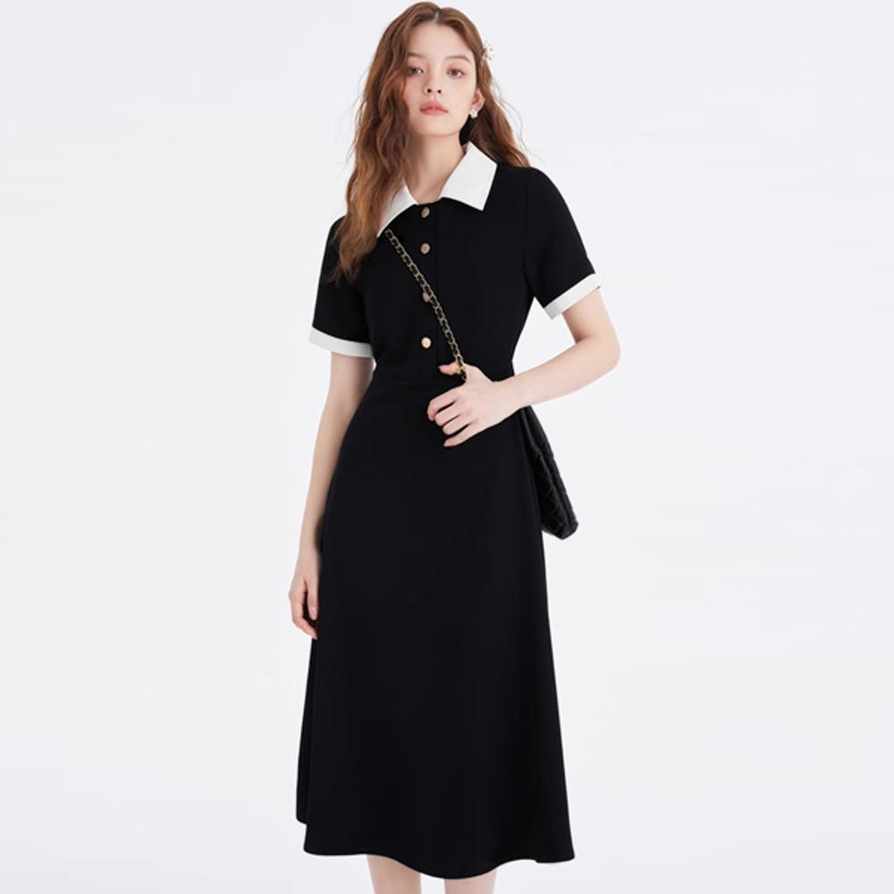 디니지아 LSS 햅번 스타일 슬림 드레스 2634