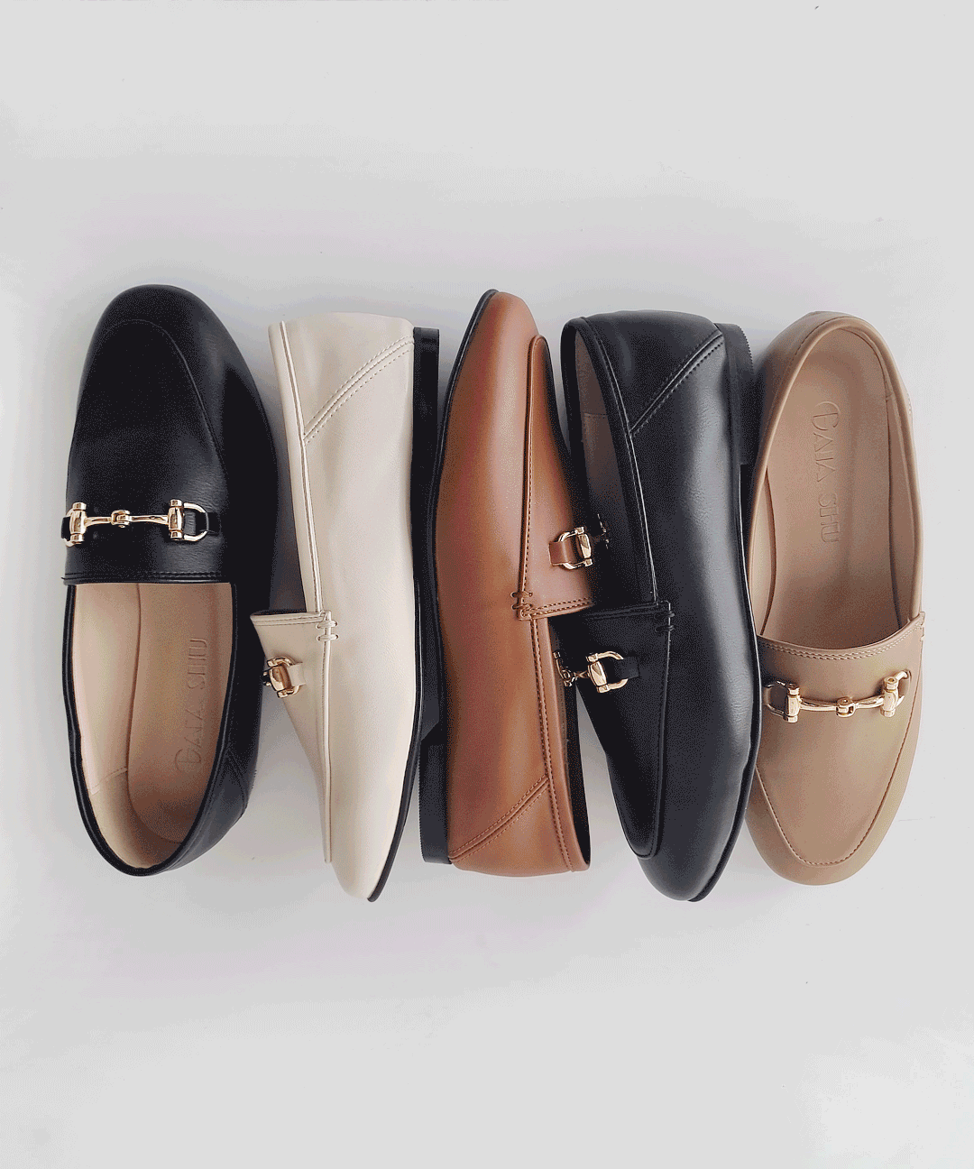 국내제작 225~265mm 발편한 골드체인 홀스빗 말랑 쿠션 빅사이즈 로퍼 1cm