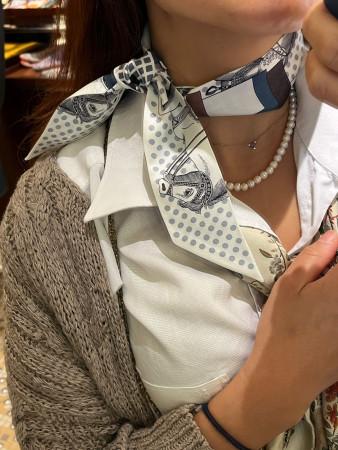이런 상품 어때요? 에르메스 24FW CAVALIER EN FORMES 트윌리 스카프 6컬러 H064008S