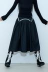 SUSPENDER PLEATED SKIRT STRIPE [예약발송 12/31]