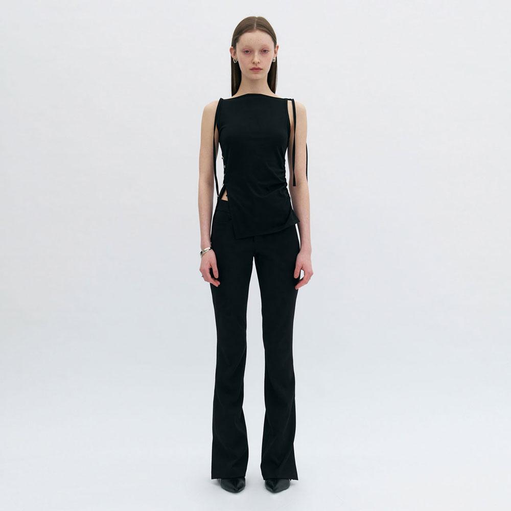 [5차 리오더] Slick Flare Pants (Black)