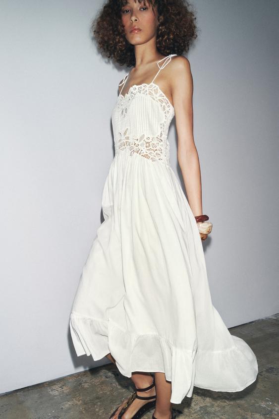 ZW 컬렉션 자수 원피스