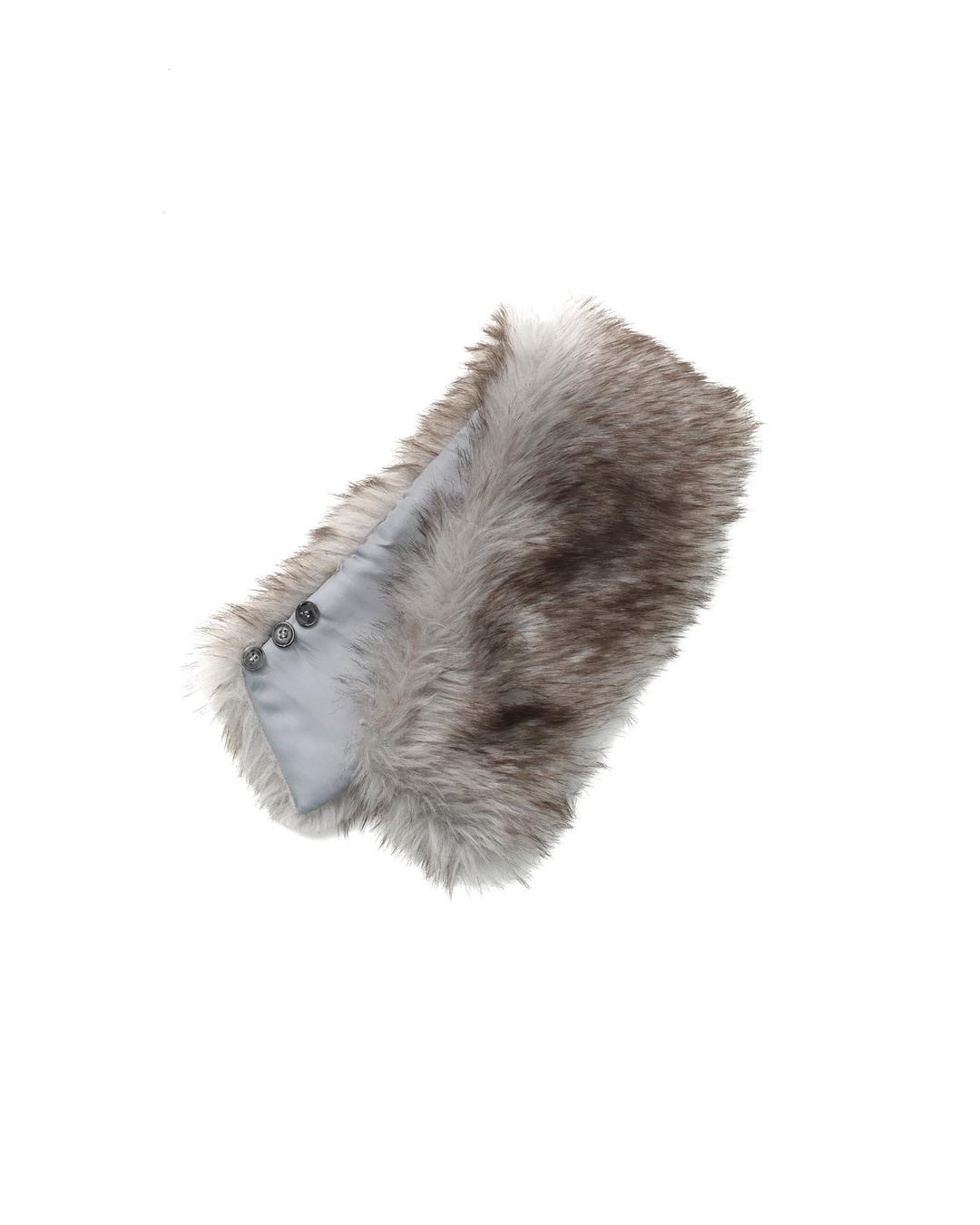 FUR CARLA WARMER (GREY)