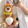 생일축하 곰돌이 인형 음성 녹음인형 기념일 선물