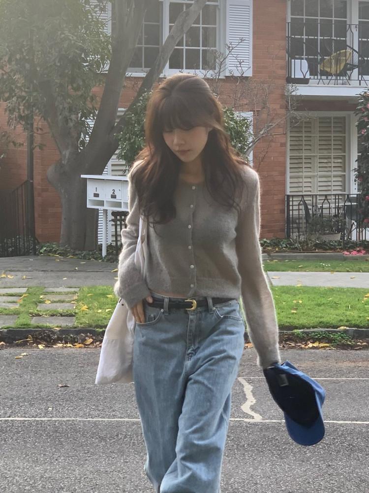 (그레이당일) 24FW 베르가못 모헤어 가디건 (3col) 긴팔 니트 CD