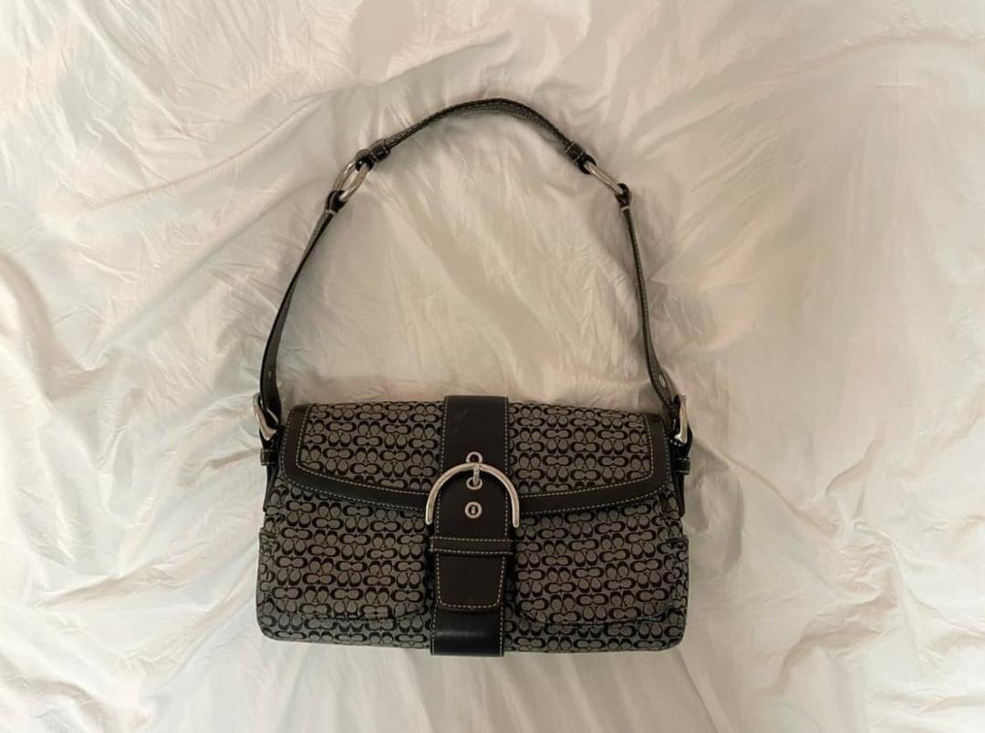 빈티지 코치 자카드 숄더백 | 후루츠패밀리