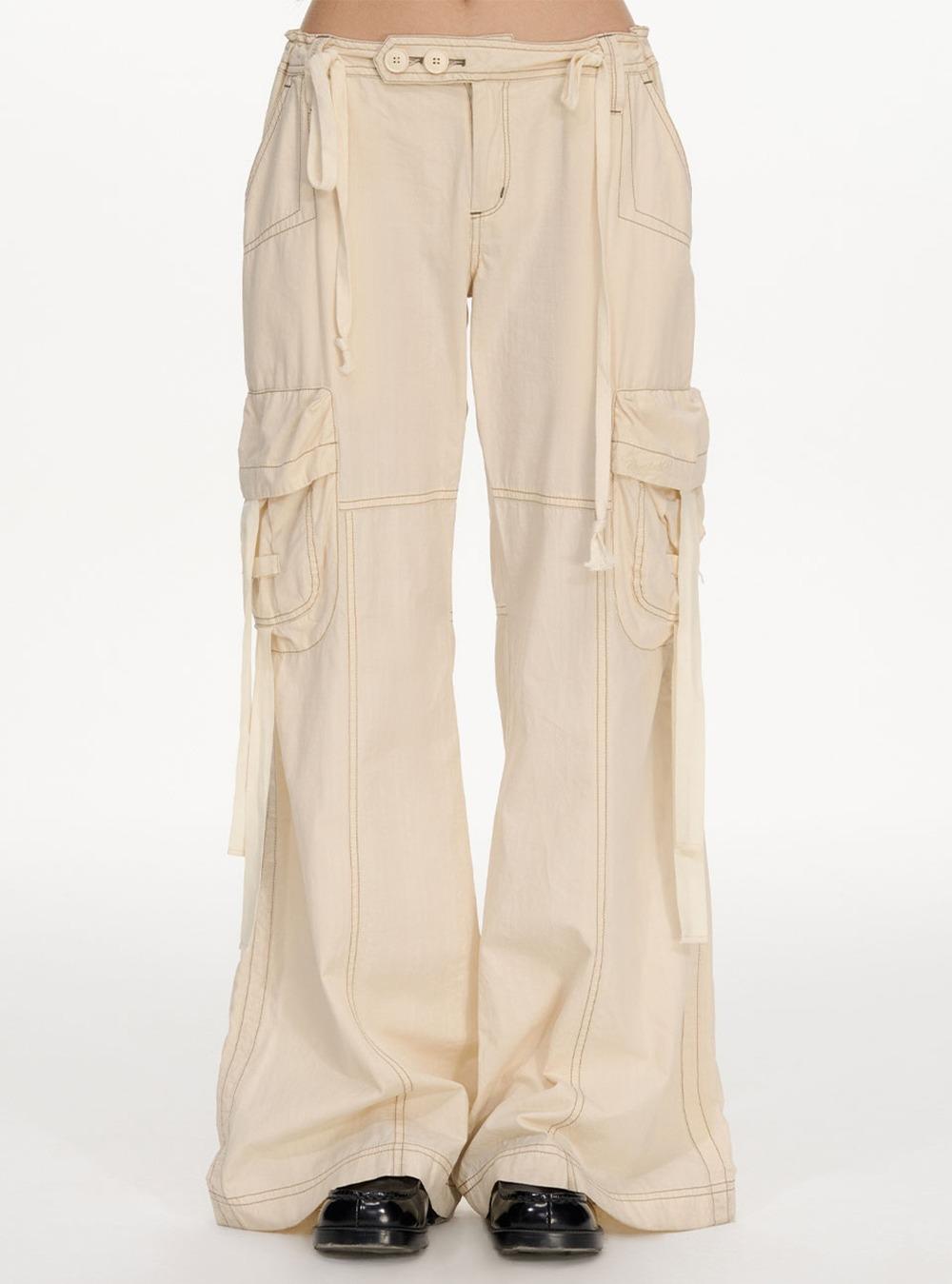 Two-Way Low-Rise Flare Overalls