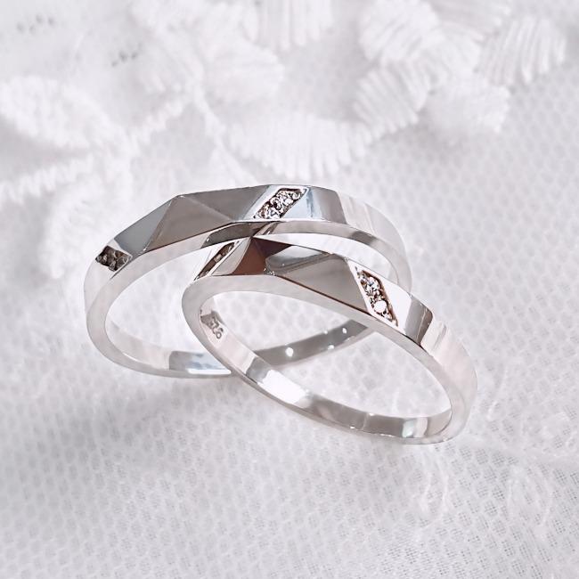 엘빈 학생커플링 한쌍 925 실버 커플반지 우정링 A67