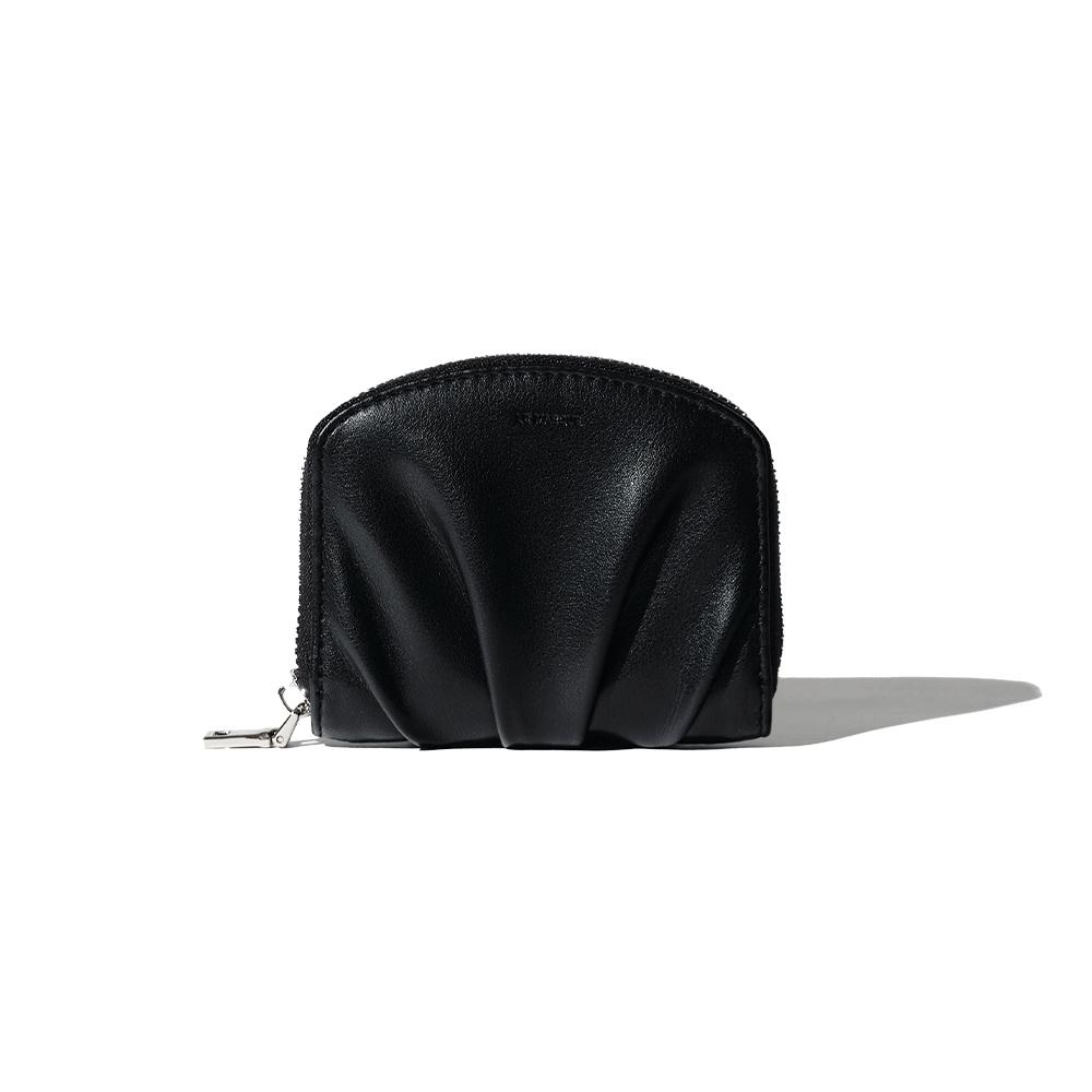 도우 지퍼 동전 카드지갑 블랙