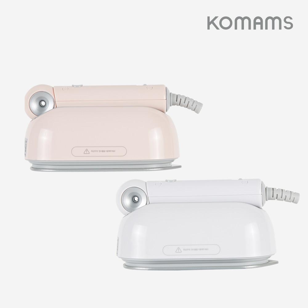 코맘스 2IN1 접이식 스팀 건식 다리미 SI1015P SI1013W 화이트 핑크