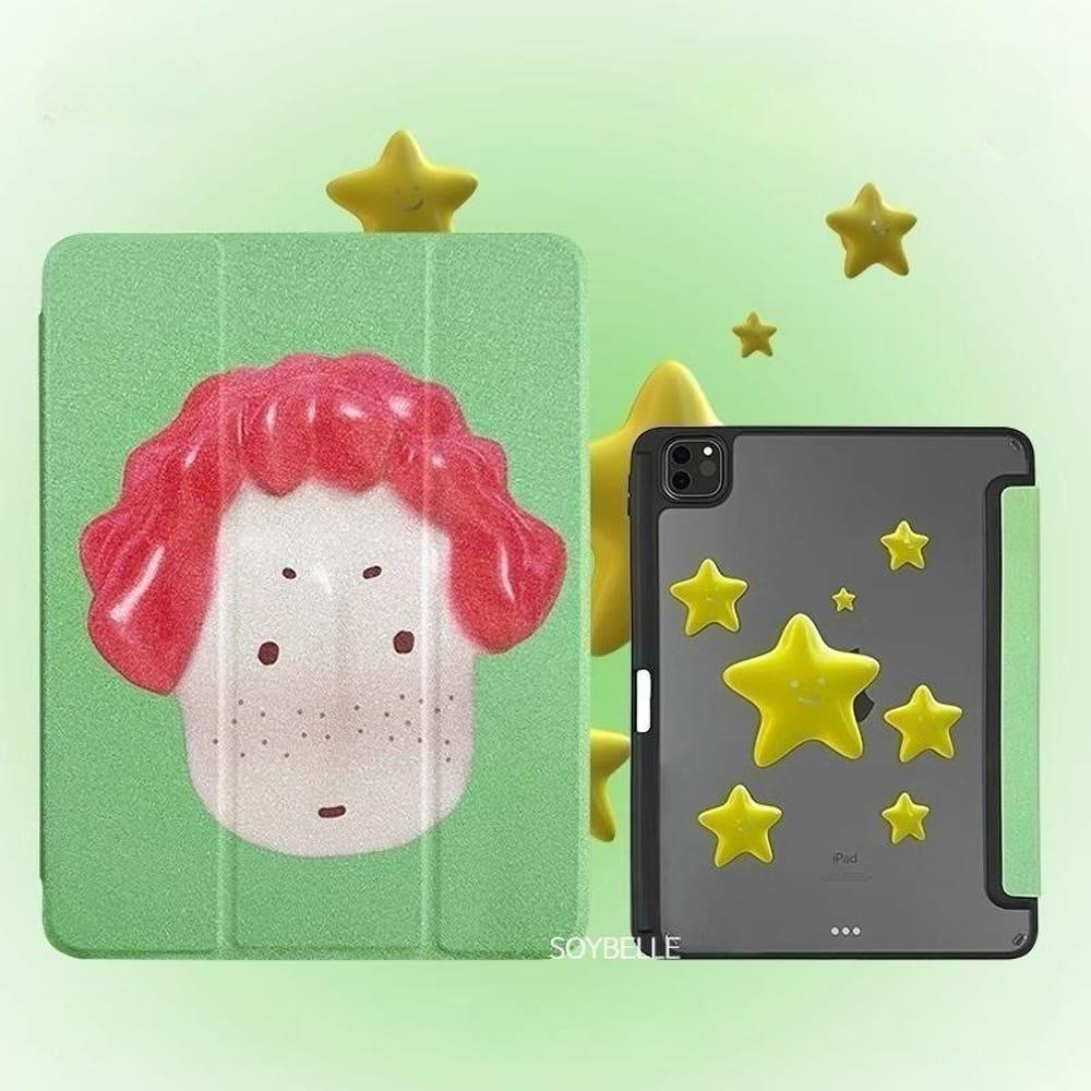 소이벨 Ugly Girl iPad Case 못생긴 소녀 아이패드 케이스 펜슬수납 가능