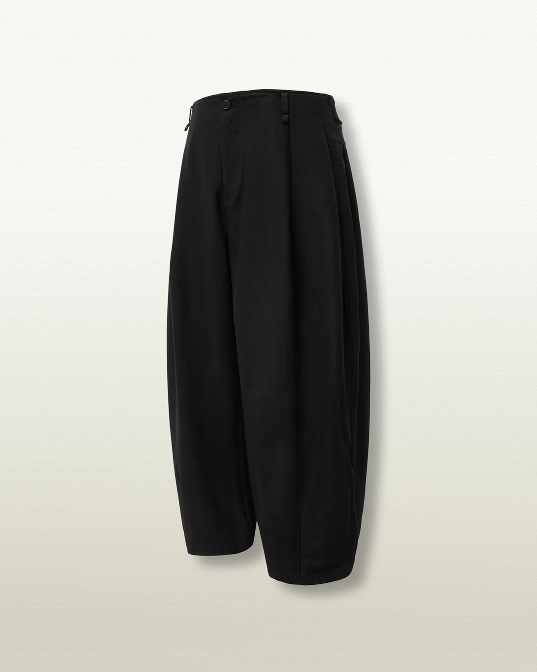 리옹 벌룬핏 와이드 슬랙스 black