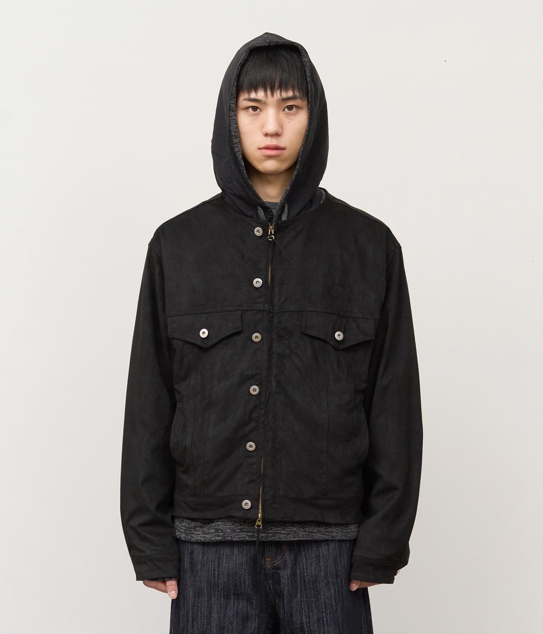 Node Collar Suede Jacket (2color)