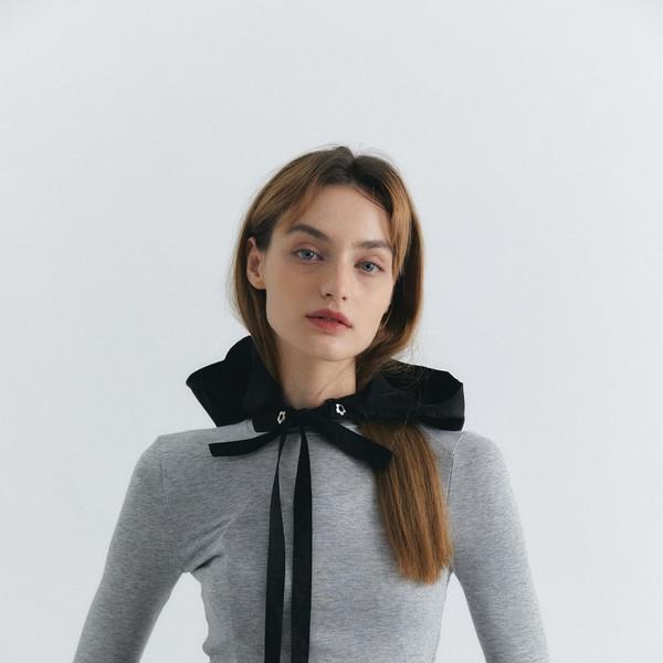 [예약 배송] NYLON STRAP HOODIE, BLACK