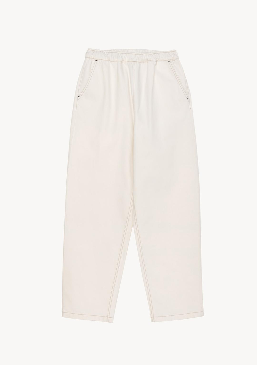 Hudson Banding Denim in White
