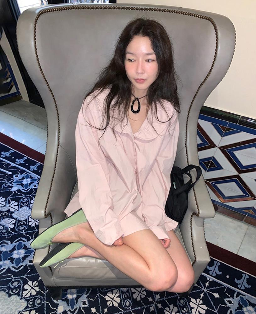 [Dearest] Melodie Blouse (페일핑크) (예약주문 5일이상소요)