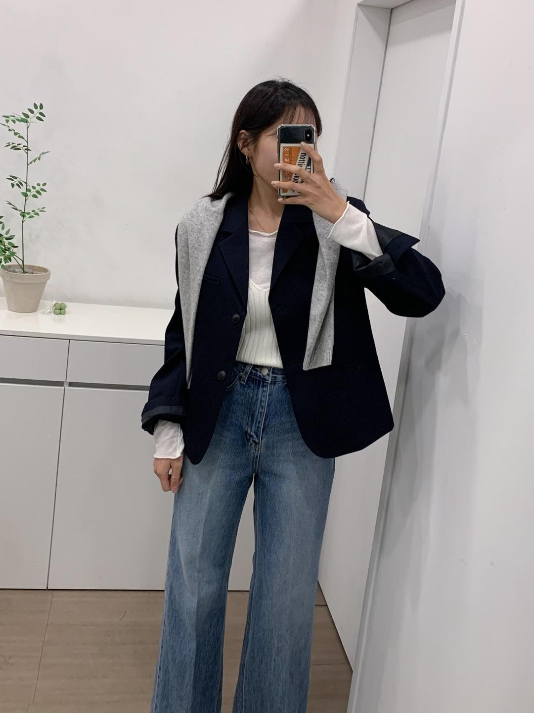 세미크롭카라자켓 ( 브랜드 제작)