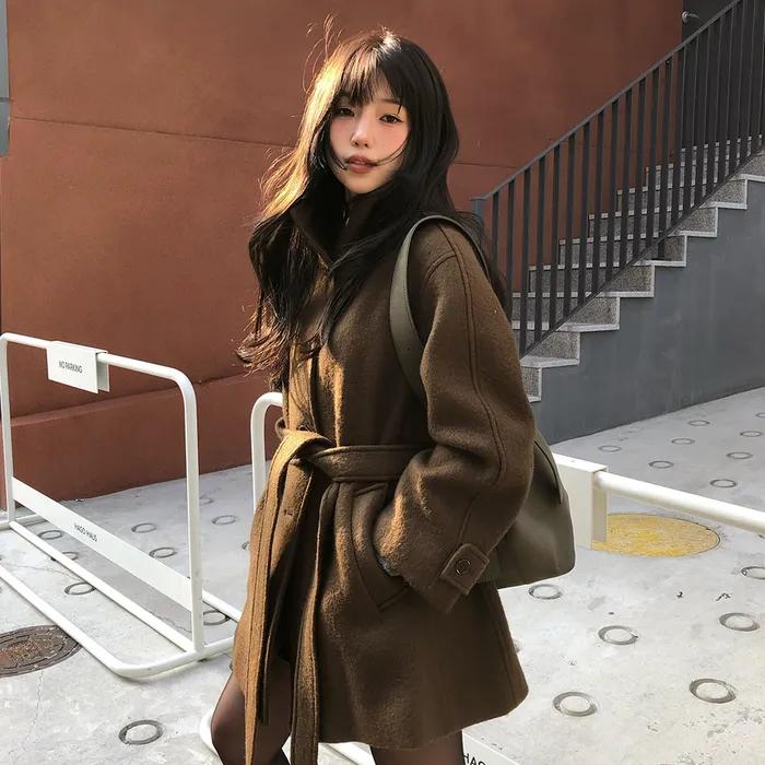 하이넥 부클 하프코트 OW5WHA560