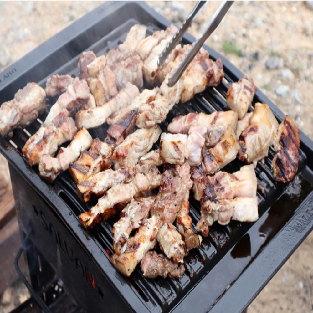 디바디바 아이언 캠핑 그릴 숯불 그릴 바베큐 석쇠 캠핑용 불판