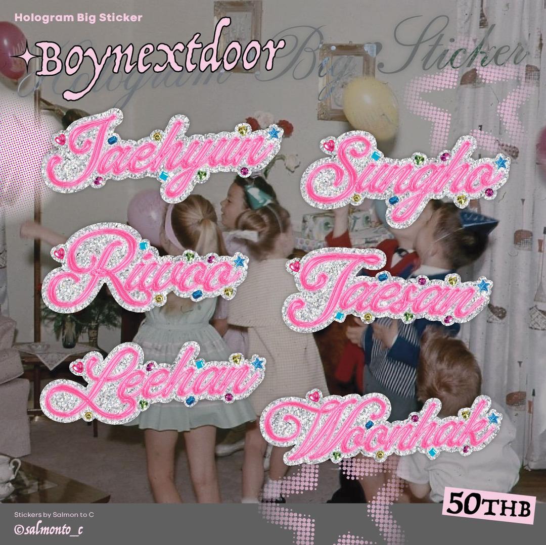 Hologram Big Sticker - Boynextdoor